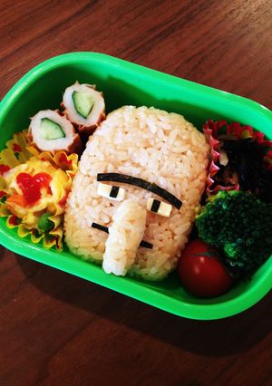 マインクラフト ♪村人♪ キャラ弁-レシピのメイン写真