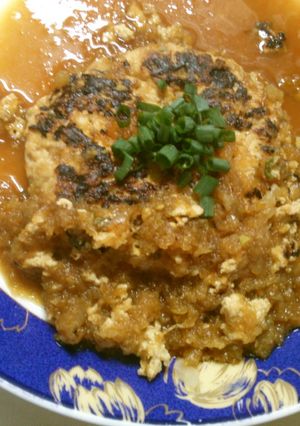 大葉入り 豆腐ハンバーグ おろしソースで-レシピのメイン写真