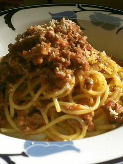 野菜たっぷり大人のミートソースパスタ-レシピのメイン写真