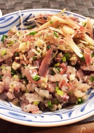 切るだけ！鯵の叩き-レシピのメイン写真