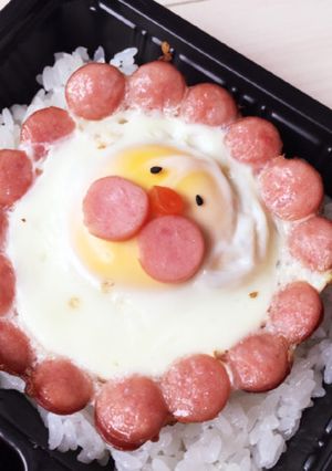 キャラ弁★彡王様ライオン卵-レシピのメイン写真