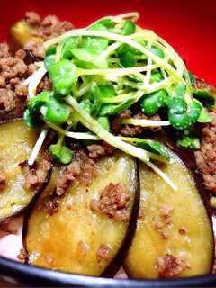 ✽茄子と挽き肉の簡単丼✽-レシピのメイン写真