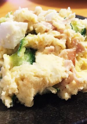 ハムと卵と胡瓜のポテトサラダ-レシピのメイン写真