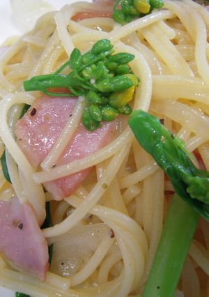 柚子こしょう爽快☆菜の花パスタ♪-レシピのメイン写真