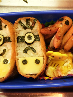 ★ミニオンおいなり弁当★-レシピのメイン写真