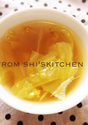 簡単☆節約☆手ちぎりキャベツのスープ-レシピのメイン写真