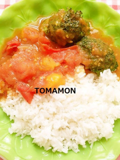 超簡単材料少なくてOK✿とまとベジカレー-レシピのメイン写真