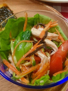 簡単♪ゴマ油が美味しい、おかず中華サラダ-レシピのメイン写真