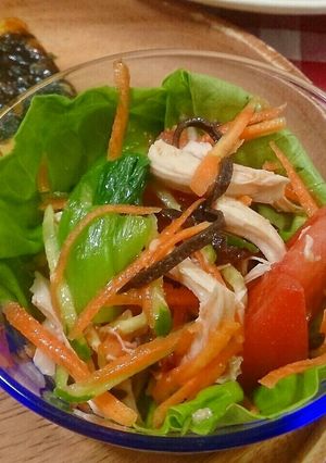 簡単♪ゴマ油が美味しい、おかず中華サラダ-レシピのメイン写真