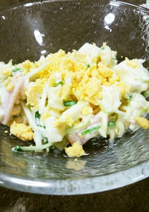 りんごとマカロニのサラダ-レシピのメイン写真
