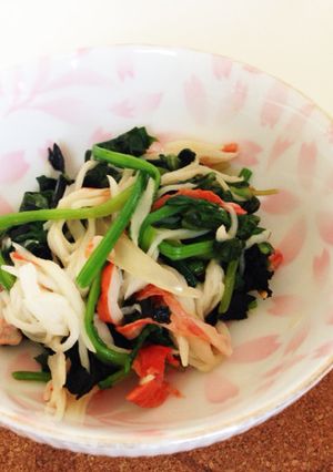 簡単 ほうれん草 おかず-レシピのメイン写真