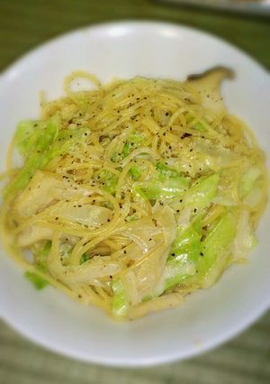春キャベツとエリンギのパスタ★ゆずの香り-レシピのメイン写真