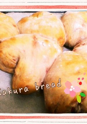 ドライフルーツ入り☆桜の形のふわふわパン-レシピのメイン写真