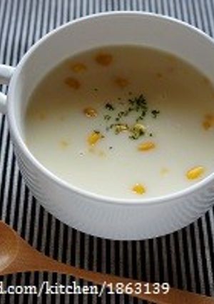 粒たっぷり!!コーンスープ-レシピのメイン写真