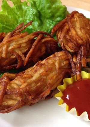 ジャガイモで鶏胸肉のカリカリ揚げ☆-レシピのメイン写真