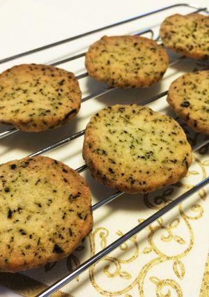 サラダ油で簡単！大人な緑茶クッキー♬-レシピのメイン写真