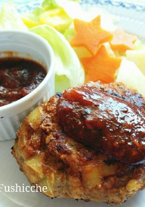 高野豆腐入り♥ヘルシーハンバーグ-レシピのメイン写真