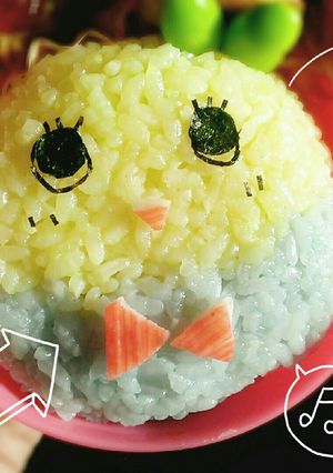 キャラ弁＊簡単ふなっしー♪-レシピのメイン写真