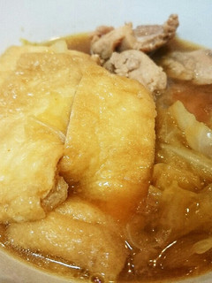 ヨシダソースで☆キャベツと油揚げの甘辛煮-レシピのメイン写真