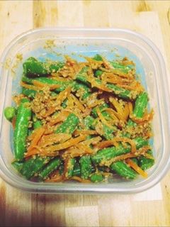 +常備菜 いんげんのごま和え+-レシピのメイン写真
