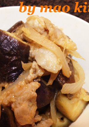 ケチャップが決めて、豚肉とナスの味噌炒め-レシピのメイン写真