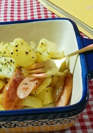レンジで時短 ジャーマンポテト-レシピのメイン写真