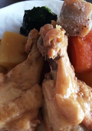 釘煮の煮汁で手羽元の簡単うま煮-レシピのメイン写真