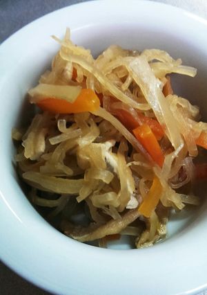 千切り大根と人参とおあげ◆おかんの味で-レシピのメイン写真