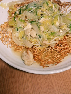 そうめんでかた焼きそば風(*´∇`*)-レシピのメイン写真