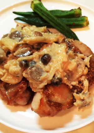 簡単チキンの味噌クリームソテー☆女子会-レシピのメイン写真