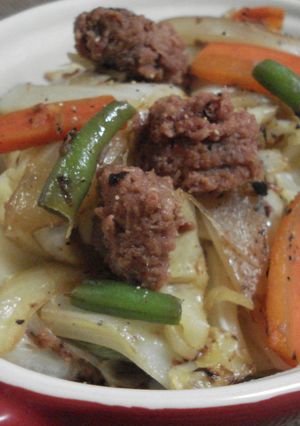 キャべコンビーフ炒め★麺つゆで簡単に-レシピのメイン写真