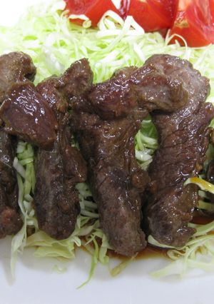すきやきのタレで☆簡単な鹿肉の食べ方☆-レシピのメイン写真