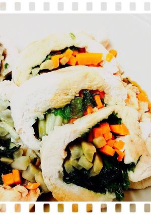 簡単巻くだけチキン-レシピのメイン写真