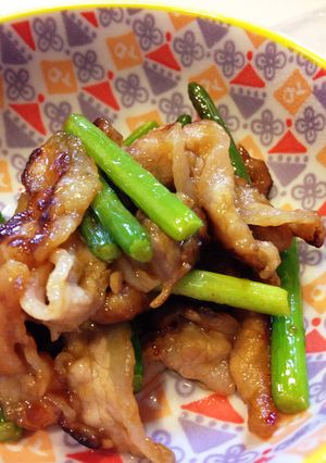 豚肉とニンニクの芽炒め-レシピのメイン写真