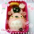 ジブリ❃春のキャラ弁♡桜色トトロ