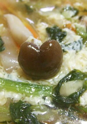 (*^_^*)あったかうどん卵とじ汁♪-レシピのメイン写真