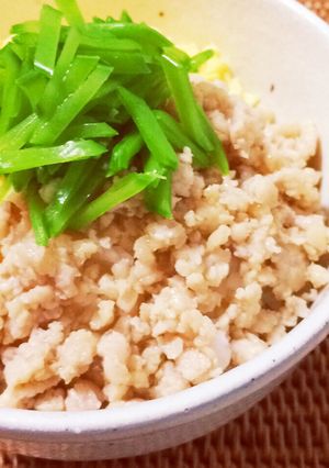 メープルそぼろご飯-レシピのメイン写真