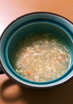 白菜&人参&キノコのトロトロ卵スープ-レシピのメイン写真