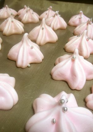 桜風味のメレンゲクッキー-レシピのメイン写真