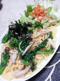 簡単!菜の花と明太子のパスタ-レシピのメイン写真