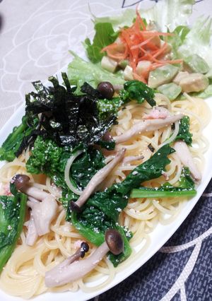 簡単！菜の花と明太子のパスタ-レシピのメイン写真