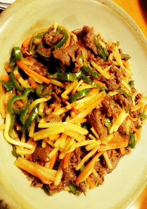 ご飯がすすむ☆簡単美味しい青椒肉絲☆-レシピのメイン写真