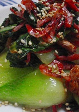 青梗菜と油揚げの炒め物-レシピのメイン写真