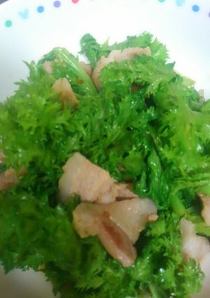 わさびな豚バラぽん酢醤油炒め-レシピのメイン写真
