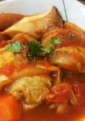 ロール白菜のトマト煮♪-レシピのメイン写真