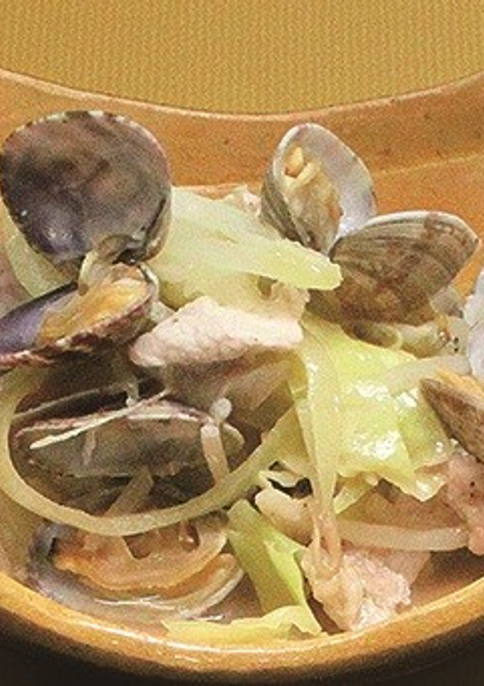 あさりと豚肉の香り蒸し-レシピのメイン写真