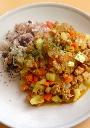カレー粉で簡単ヘルシー☆美人キーマカレー-レシピのメイン写真