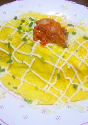 マヨラ～の！キムチオムライス♪-レシピのメイン写真