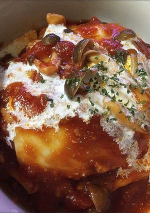 トマト煮込みハンバーグ-レシピのメイン写真