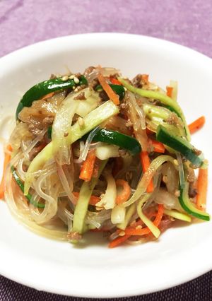 中華☆涼菜☆大根とひき肉の春雨サラダ-レシピのメイン写真